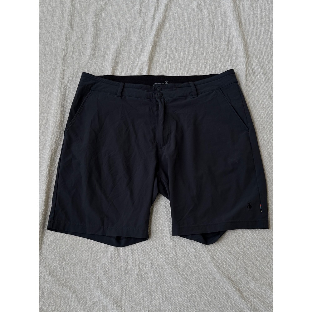 Smartwool Mens Merino Sport Shorts Black XL SW016560 Athletic Hiking Running